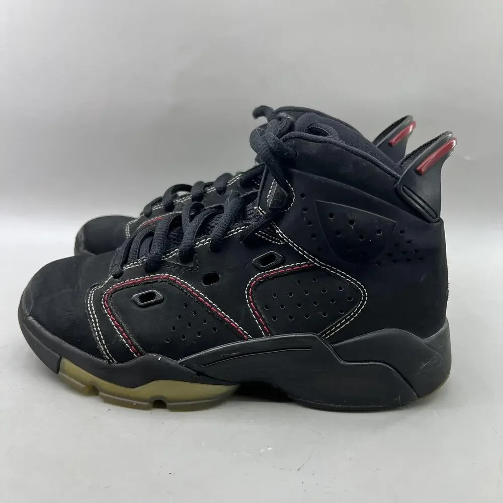 Nike Air Jordan 6-17-23 Basketball Shoes Youth Size 4Y Black Red Comfort Sneaker